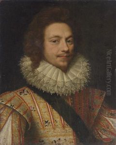 Portrait Of A Gentleman In An Embroidered Doublet With A Black Sash Portrait Of A Gentleman In An Embroidered Doublet With A Black Sash