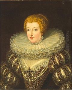 A Portrait Of Anne Of Austria, Half-length