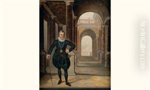 Portrait Du Roi Henri Iv Dans Un Interieur De Palais