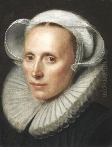 Portrat Einer Jungen Dame Mit Muhlsteinkragen Und Haube