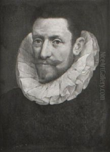 Portrait (hugo Grotius?) Wearing A Brocade Doublet And White Ruff Portrait (hugo Grotius?) Wearing A Brocade Doublet And White Ruff