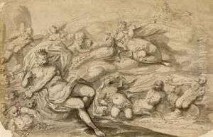 Juno Commanding Aeolus To Unleash The Winds by Franois Boitard