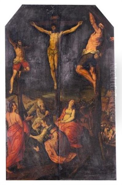 The Crucifixion by Pieter Pourbus