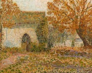 Paysage D'automne by Leon Pourtau