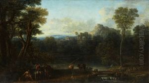 Pastoral Landscape by Nicolas Poussin