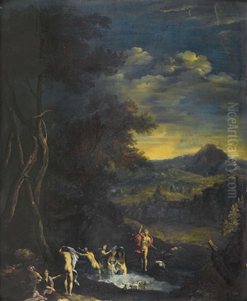 Die Badende Diana Von Aktaion Uberrascht - view 1