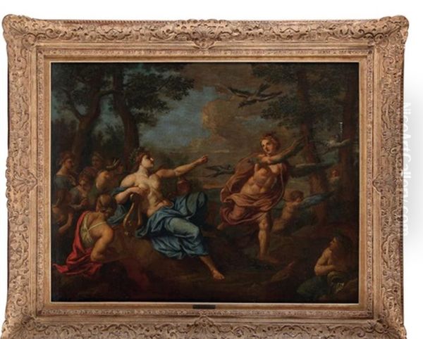 Apollon Et Les Pierides Transformes En Pie-grieches - view 1