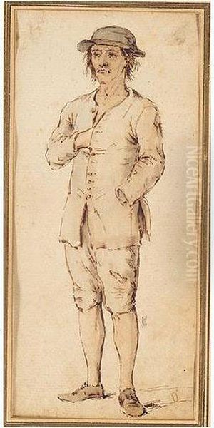 One-armed Man; London Character - view 1