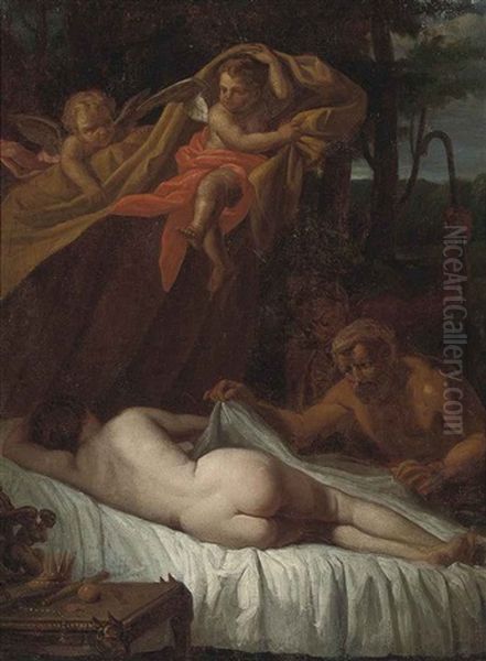 Venus Surprised By Satyrs - view 1