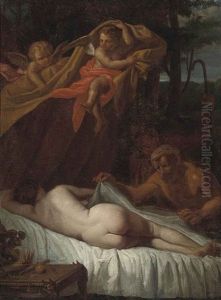 Venus Surprised By Satyrs