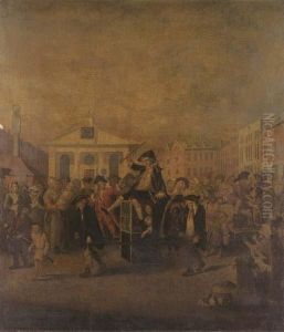 The Covent Garden Morning Frolick by Louis P. Boitard