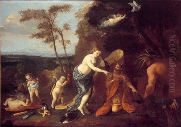 Venus Apportant Des Armes A Enee - view 1