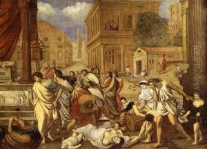 La Peste D'azoth by Nicolas Poussin