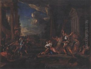 Ratto Delle Sabine by Nicolas Poussin