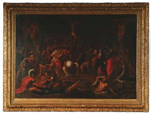 Die Kreuzigung by Nicolas Poussin