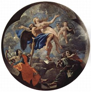 Le Temps Soustrait La Verite Aux Atteintes De L'envie Et De La Discorde by Nicolas Poussin