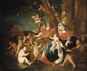 The Rest On The Flight To Egypt With The Youthful Saint John The Baptist