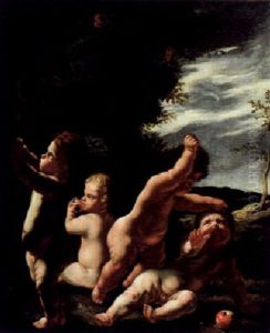 Spielende Kinder by Nicolas Poussin