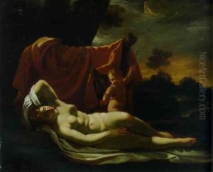 Venus And Cupid by Nicolas Poussin
