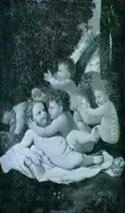Jeux De Putti by Nicolas Poussin