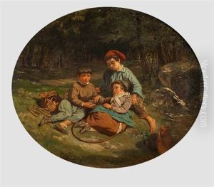 Waldlichtung Mit Kindern Waldlichtung Mit Kindern