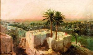 Maison Dans La Palmeraie by Emile Boivin