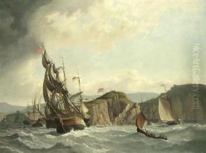 Men-o'-war And Other Shipping Off Falmouth Bay Men-o'-war And Other Shipping Off Falmouth Bay