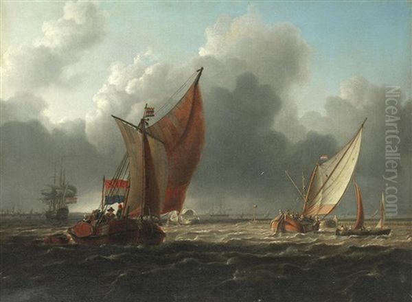Dutch Shipping Scene - view 1