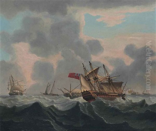 The Storm After The Battle Of Trafalgar - view 1