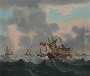 Warships And Other Shipping In Distress