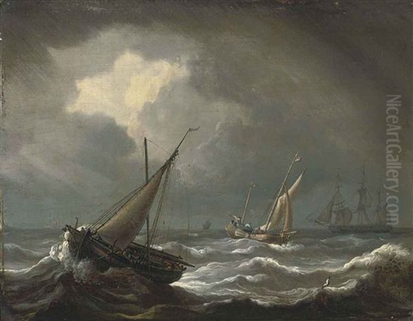 Dutch Shipping In A Gale - view 1