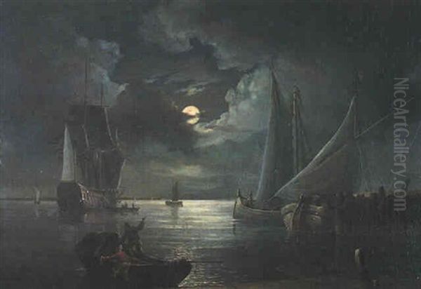 Shipping In A River Estuary - view 1
