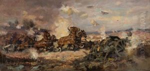 First Australian Division Artillery Going Into The Third Battle Of Ypres First Australian Division Artillery Going Into The Third Battle Of Ypres