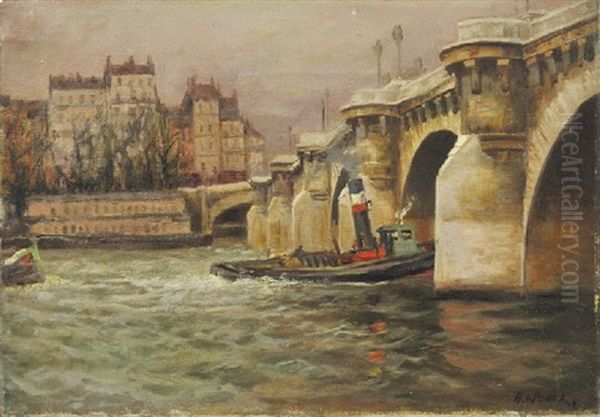 On The Seine, Paris - view 1