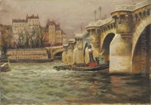 On The Seine, Paris by Harold Septimus Power