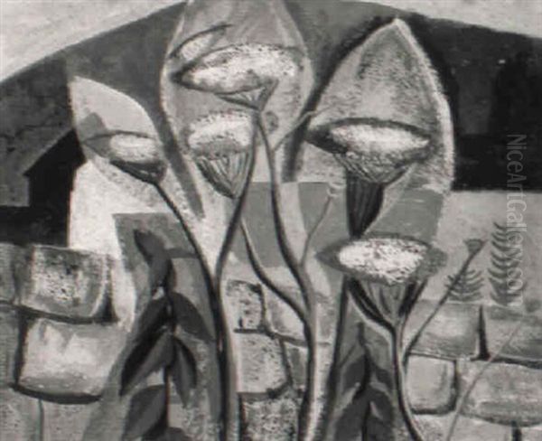 Blumen Vor Mauer - view 1