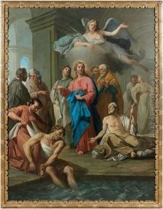 Le Christ Guerissant Le Paralytique A La Piscine De Bethesda Le Christ Guerissant Le Paralytique A La Piscine De Bethesda