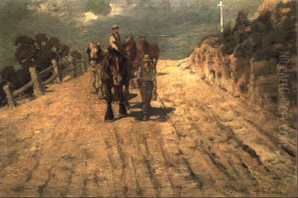Cart Horse Team - view 1