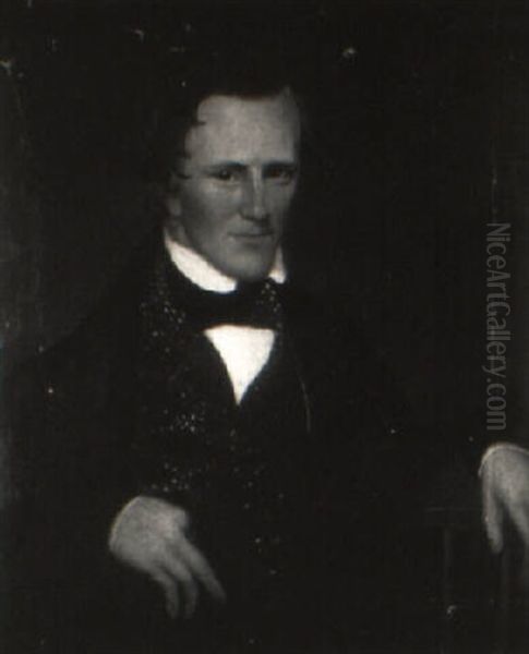 Portrait Of A Gentleman With A Green Waistcoat - view 1