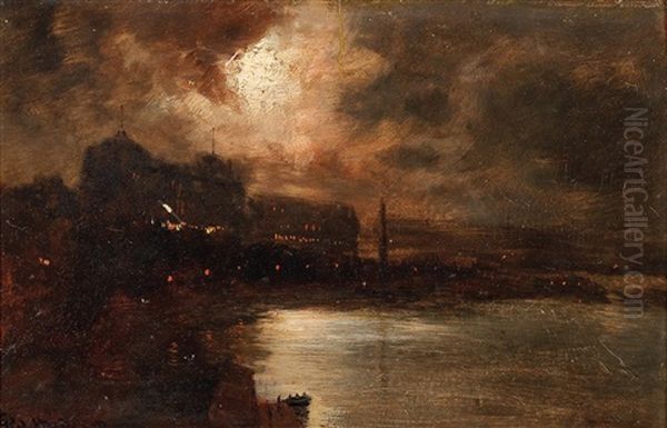 Victoria Embankment As Seen From Waterloo Bridge - view 1