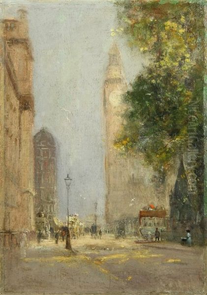 London Street Scene (view Of Westminster Abbey) - view 1
