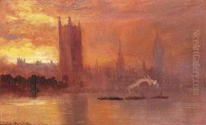 Westminster At Sunset
