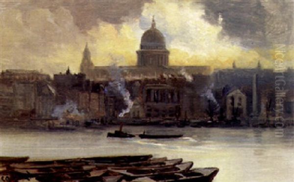 St. Paul's From The River - view 1