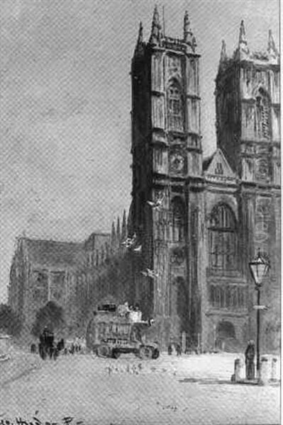 Westminster Abbey, West Towers - view 1