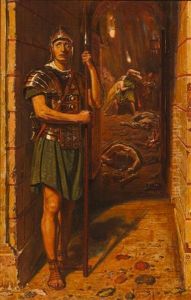 Faithful Unto Death (last Days Of Pompeii) by Edward John Poynter