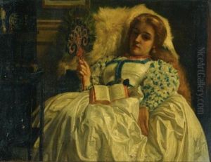 The Peacock Fan by Edward John Poynter