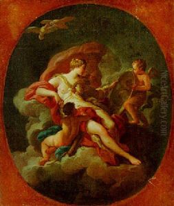 Venus And Cupid by Stefano Pozzi