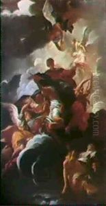 The Assumption Of The Virgin by Andreas Pozzo