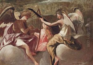 An Allegory Of Music by Padre Andrea Pozzo