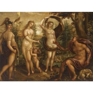 The Judgement Of Paris by Pozzoserrato